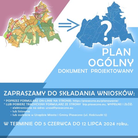 Informacja o procedurze planu ogólnego